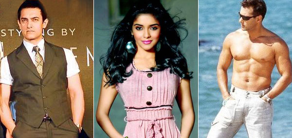 Asin, Aamir, Salman Twosome-Threesome