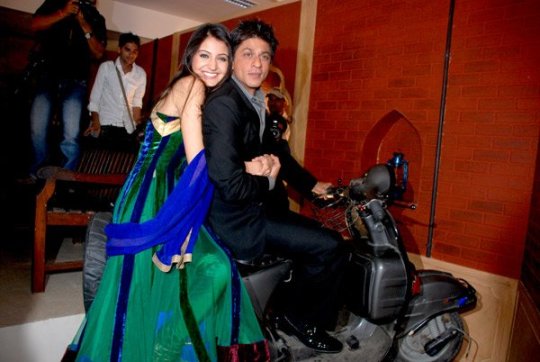 SRK takes Anoushka for a ride