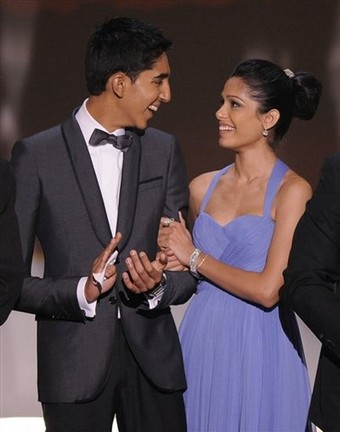 Dev Patel and Freida Pinto