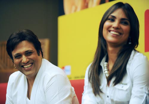 Lara with her co-star Govinda